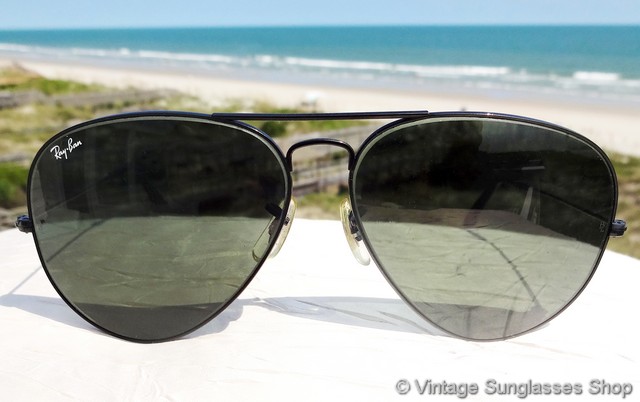 Ray-Ban L2821 and L2823 Classic Metals Black Aviator Sunglasses
